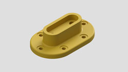 View of a 3d shaft base autocad assignment